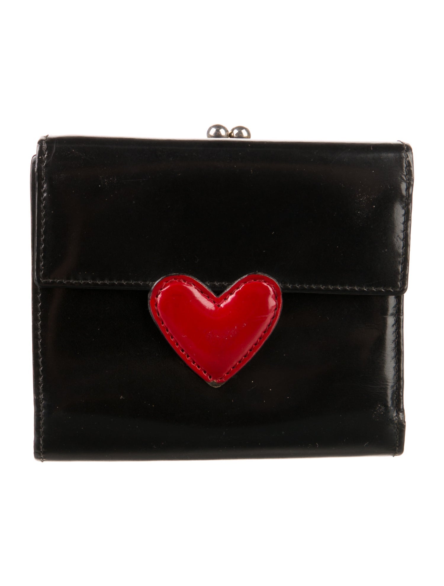 Moschino Leather Printed Wallet