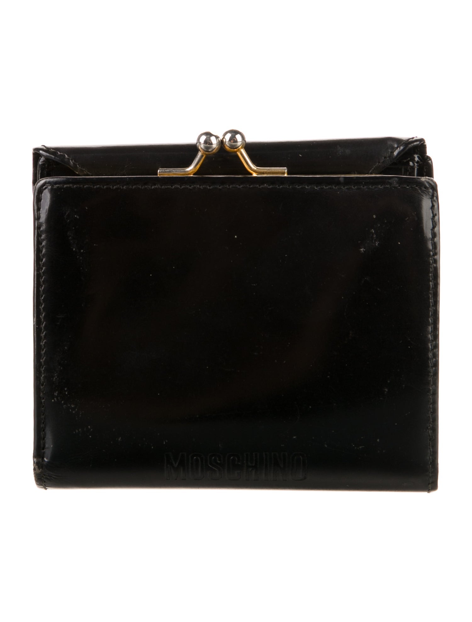 Moschino Leather Printed Wallet