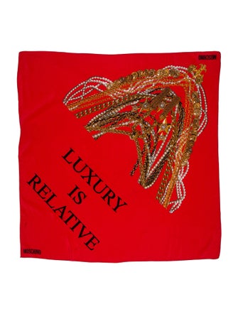 Moschino Printed Scarf