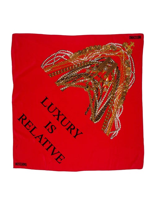 Moschino Printed Scarf