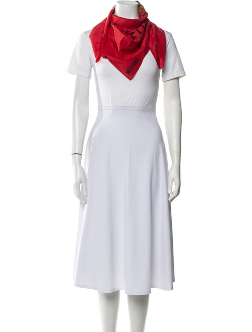 Moschino Printed Scarf