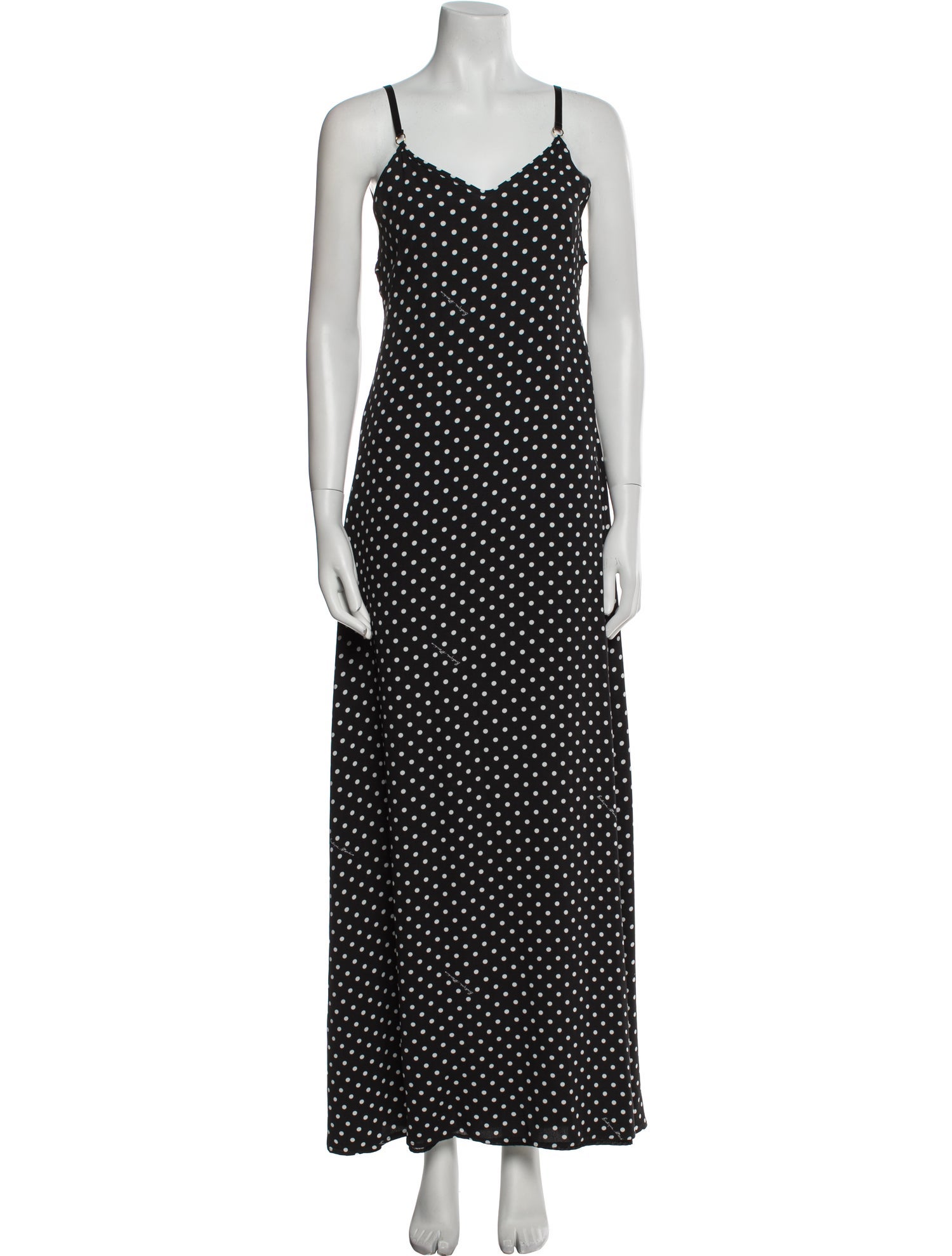 Boutique Moschino Polka Dot Print Long Dress