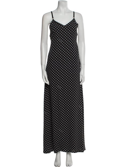 Boutique Moschino Polka Dot Print Long Dress