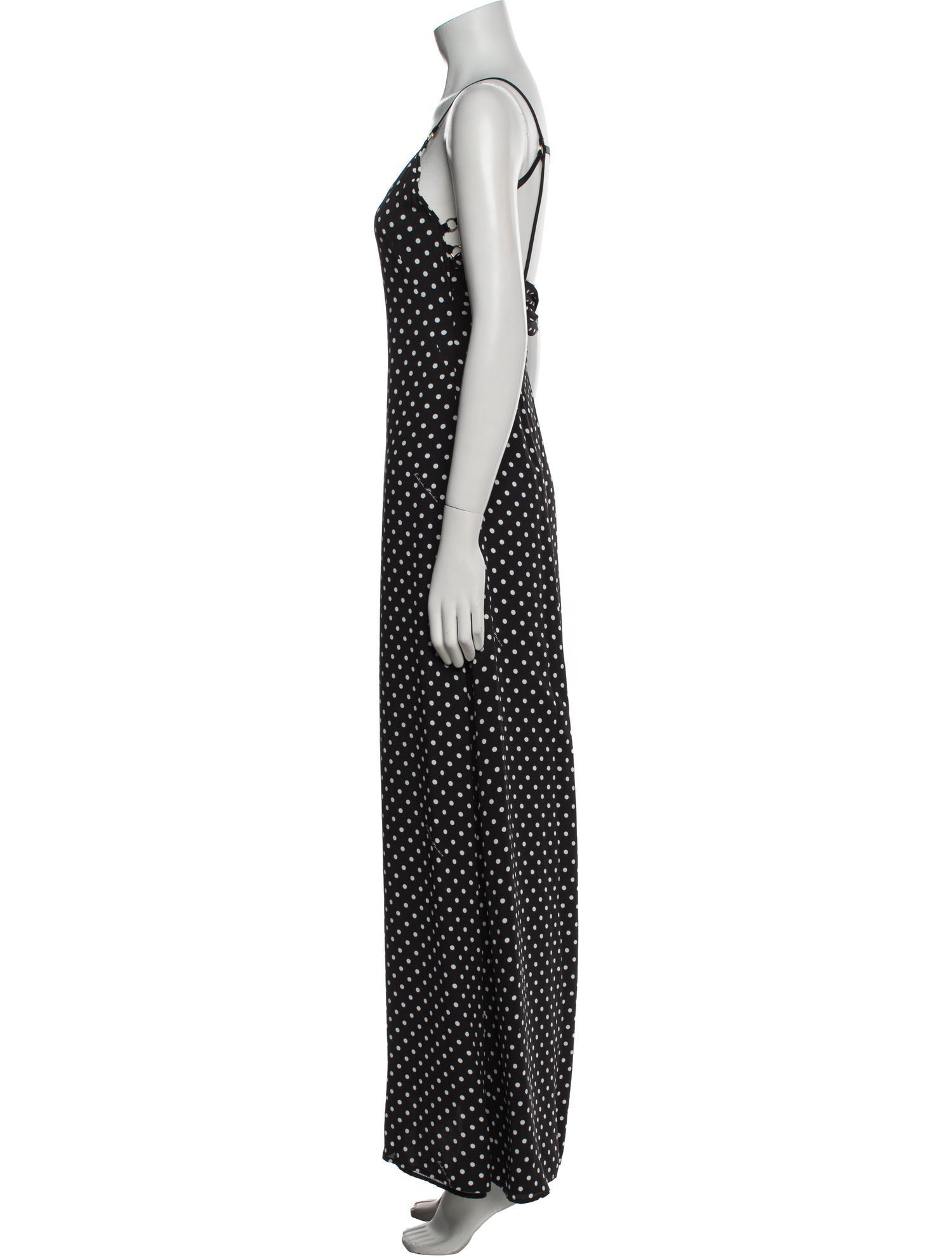 Boutique Moschino Polka Dot Print Long Dress