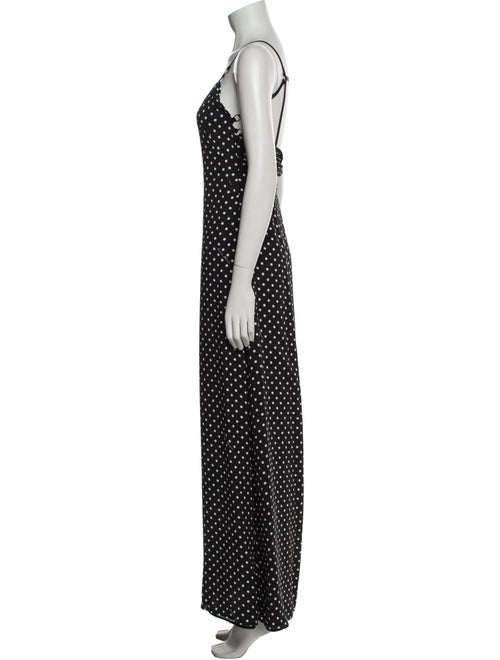 Boutique Moschino Polka Dot Print Long Dress