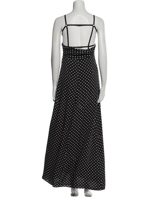 Boutique Moschino Polka Dot Print Long Dress