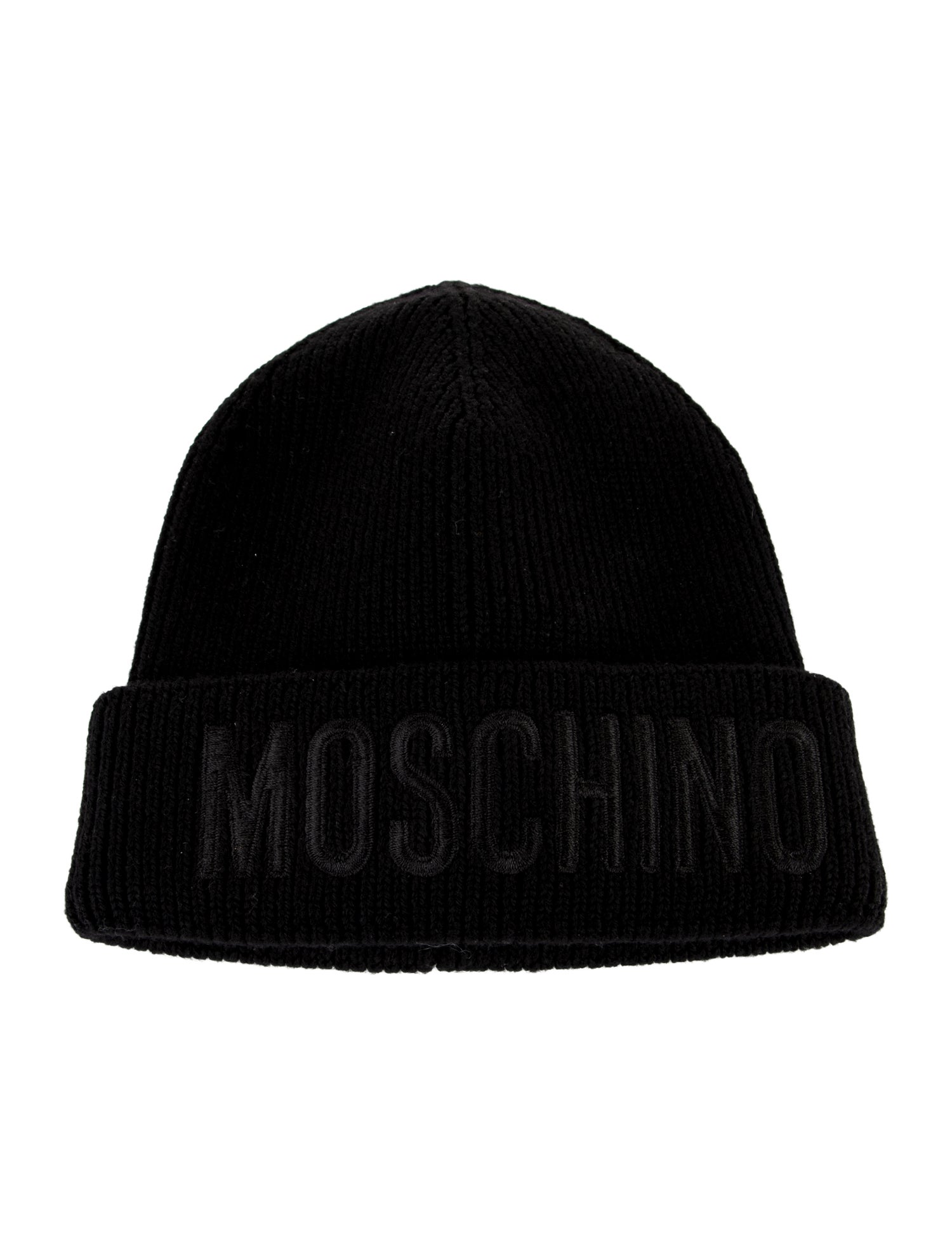 Moschino Embroidered Logo Beanie w/Tags