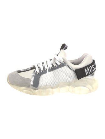 Moschino Mesh Colorblock Pattern Sneakers