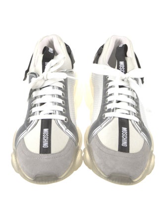 Moschino Mesh Colorblock Pattern Sneakers