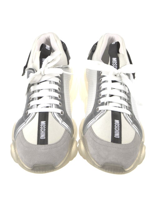 Moschino Mesh Colorblock Pattern Sneakers