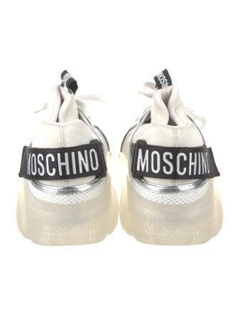 Moschino Mesh Colorblock Pattern Sneakers