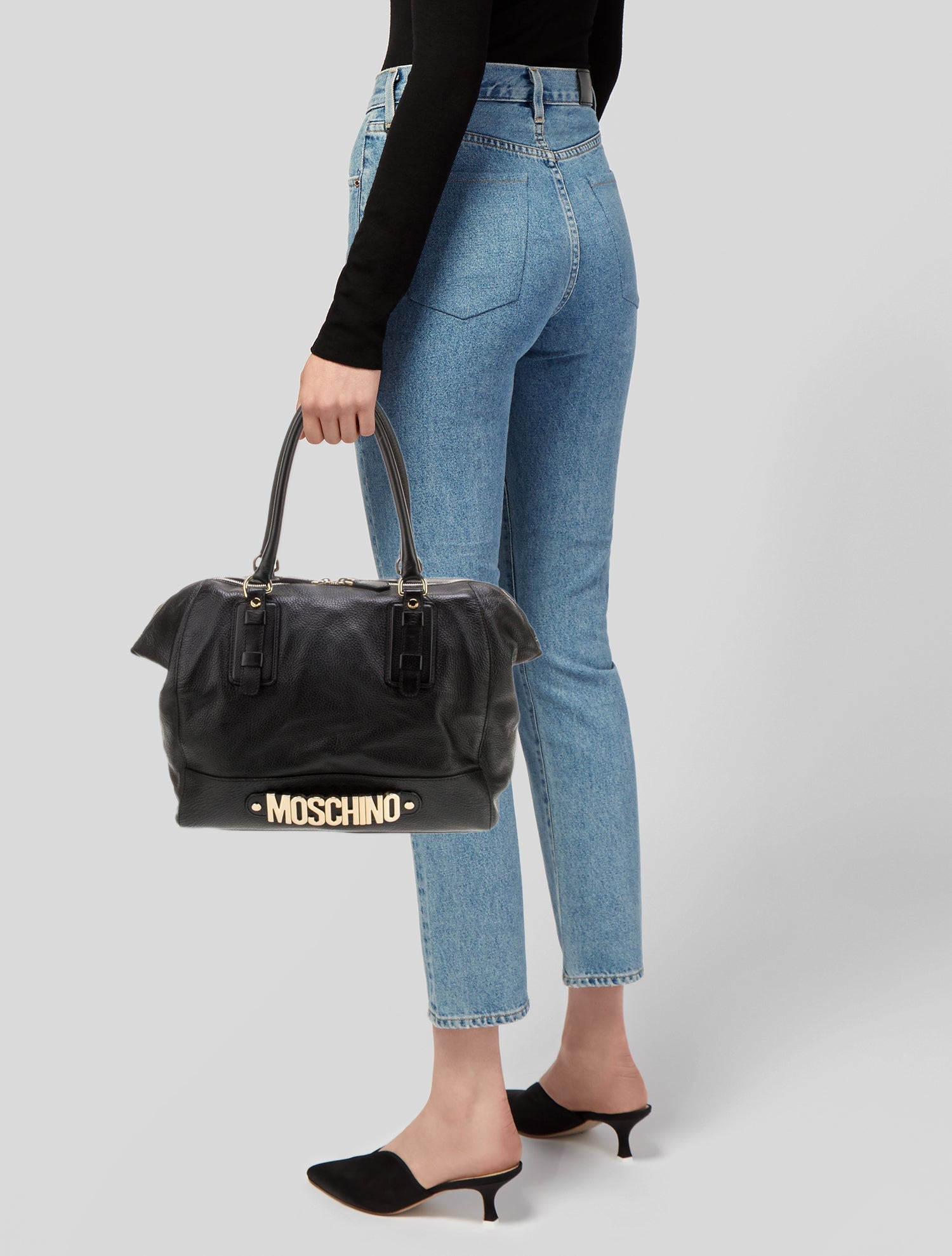 Moschino Leather Shoulder Bag
