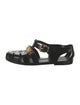 Moschino Rubber Slingback Flats