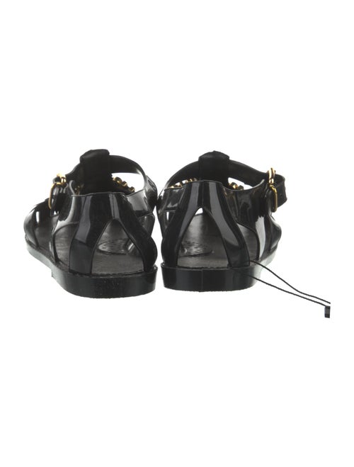 Moschino Rubber Slingback Flats