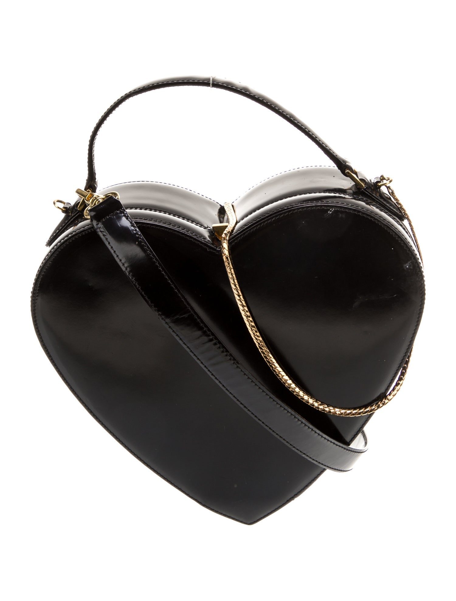 Moschino Patent Leather Shoulder Bag