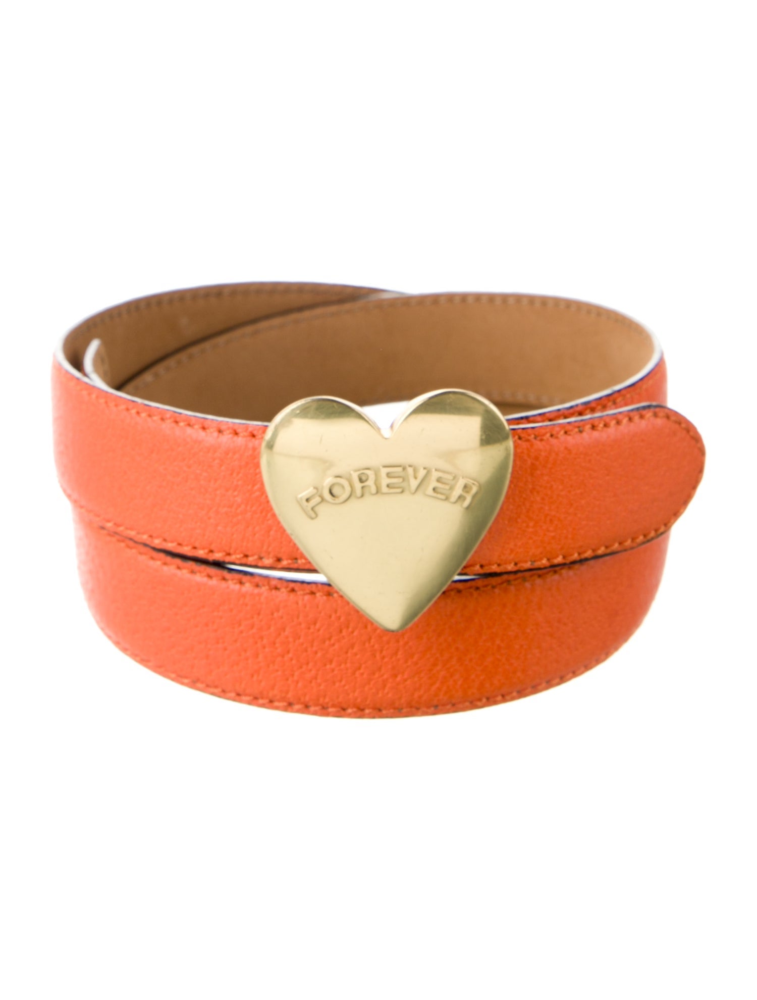 Moschino Skinny Leather Waist Belt