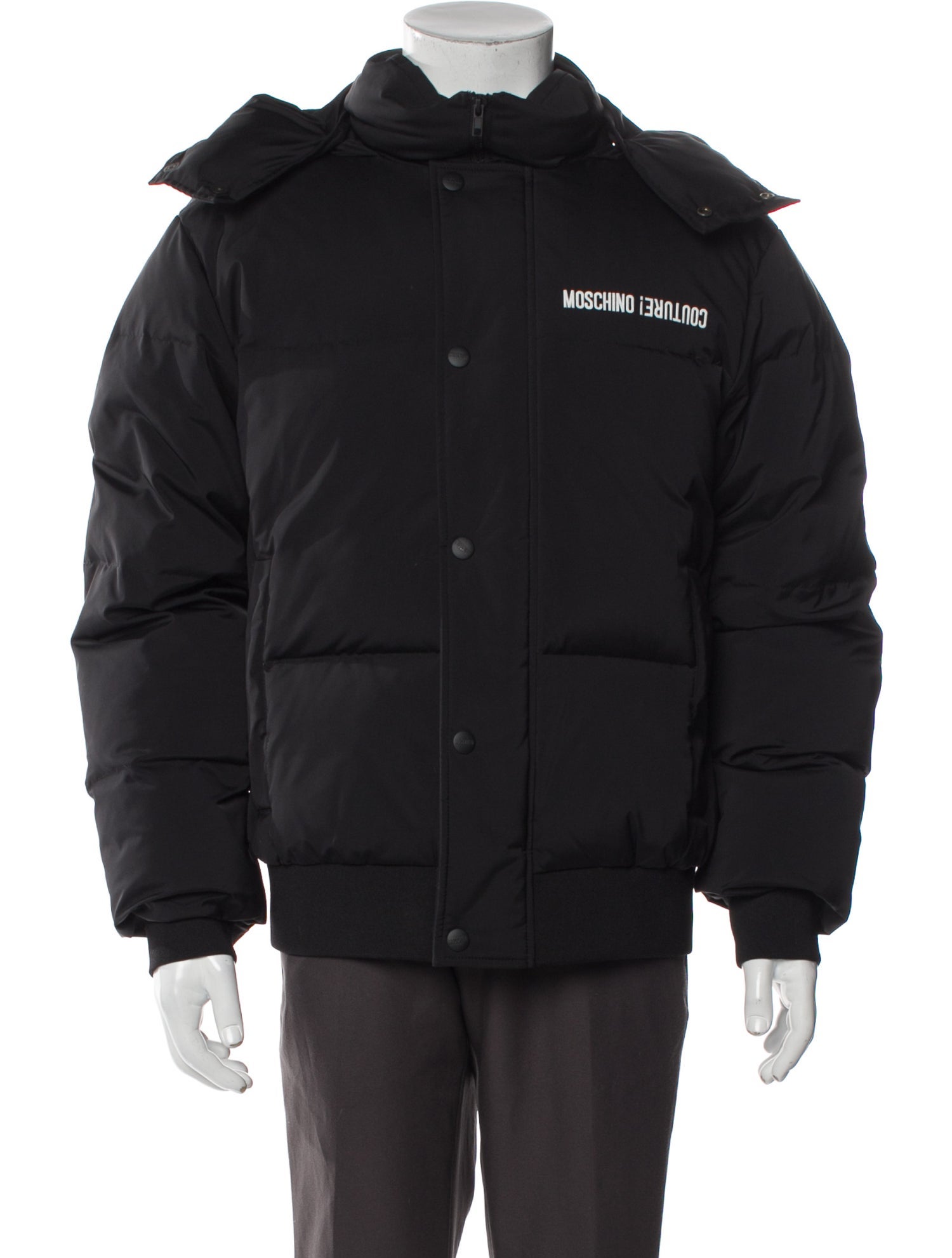 Moschino Couture Graphic Print Parka