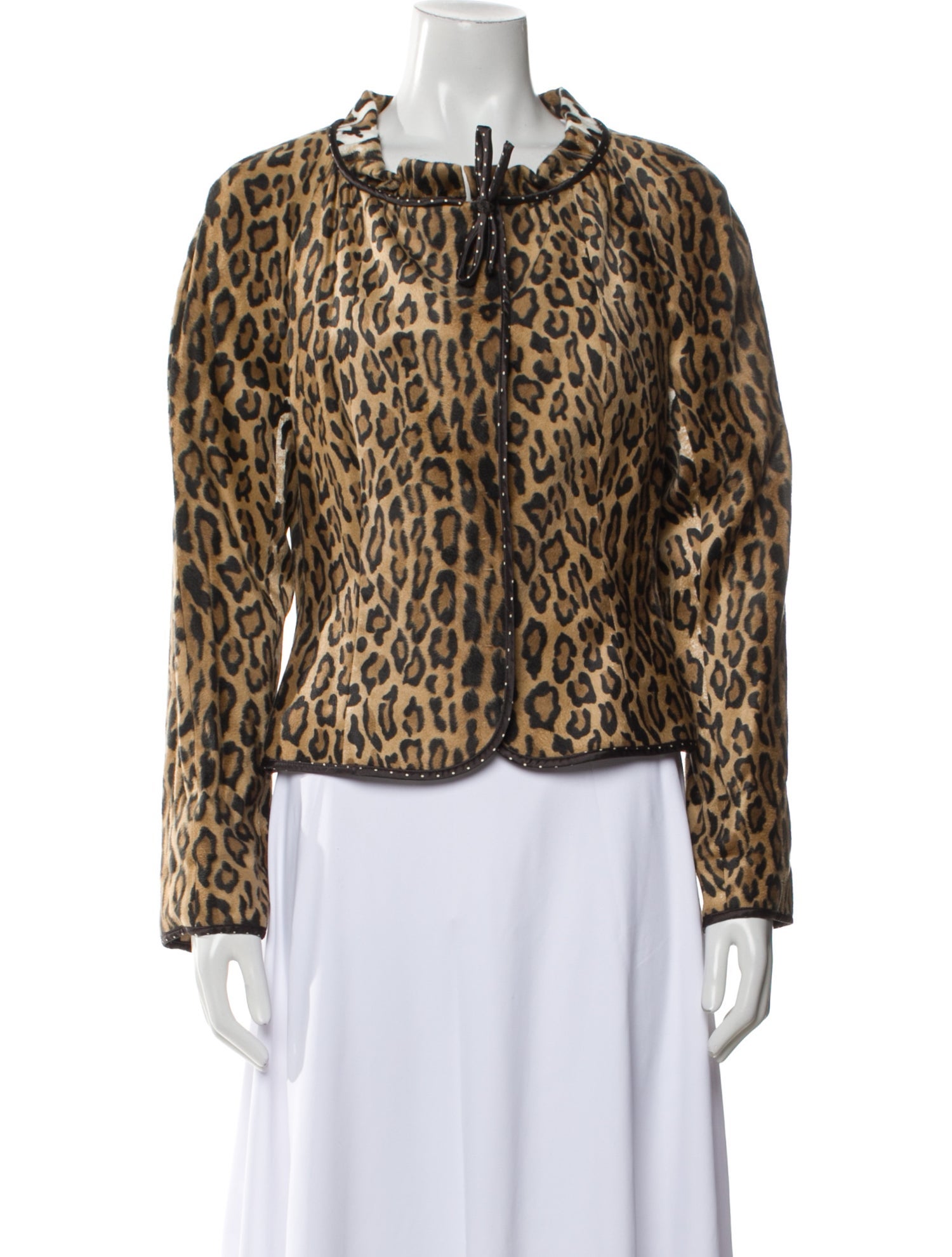 Moschino Animal Print Evening Jacket