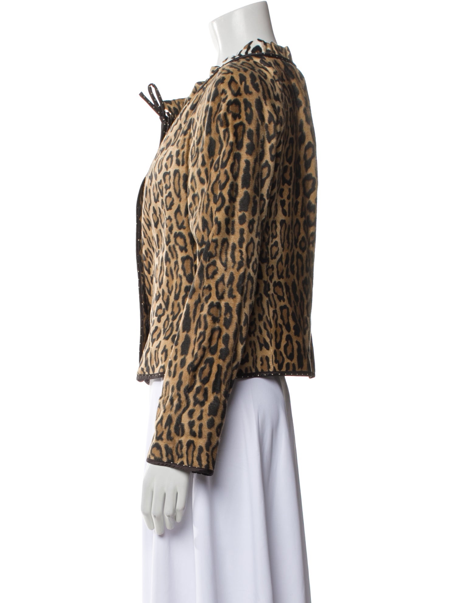 Moschino Animal Print Evening Jacket