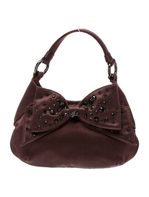 Moschino Satin Top Handle Bag