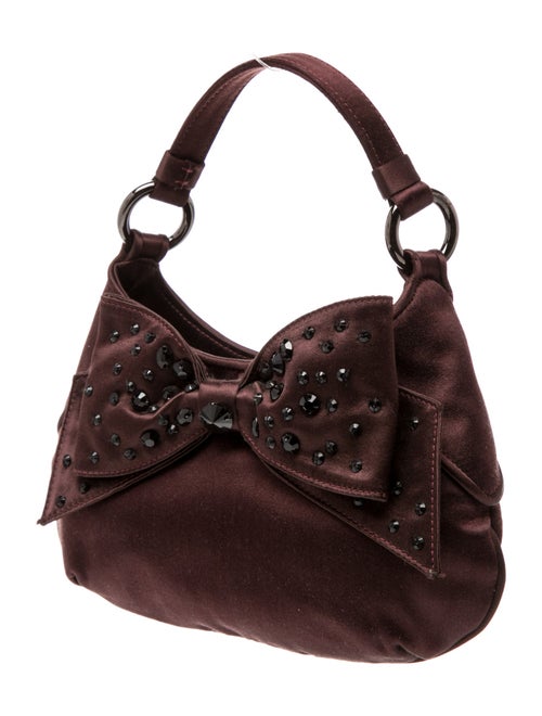 Moschino Satin Top Handle Bag