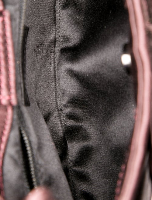 Moschino Satin Top Handle Bag