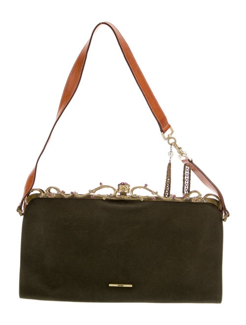 Moschino Canvas Shoulder Bag