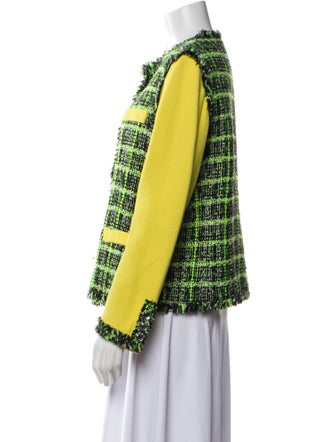 Moschino Tweed Printed Evening Jacket