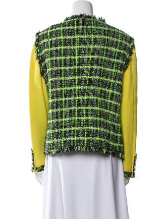 Moschino Tweed Printed Evening Jacket