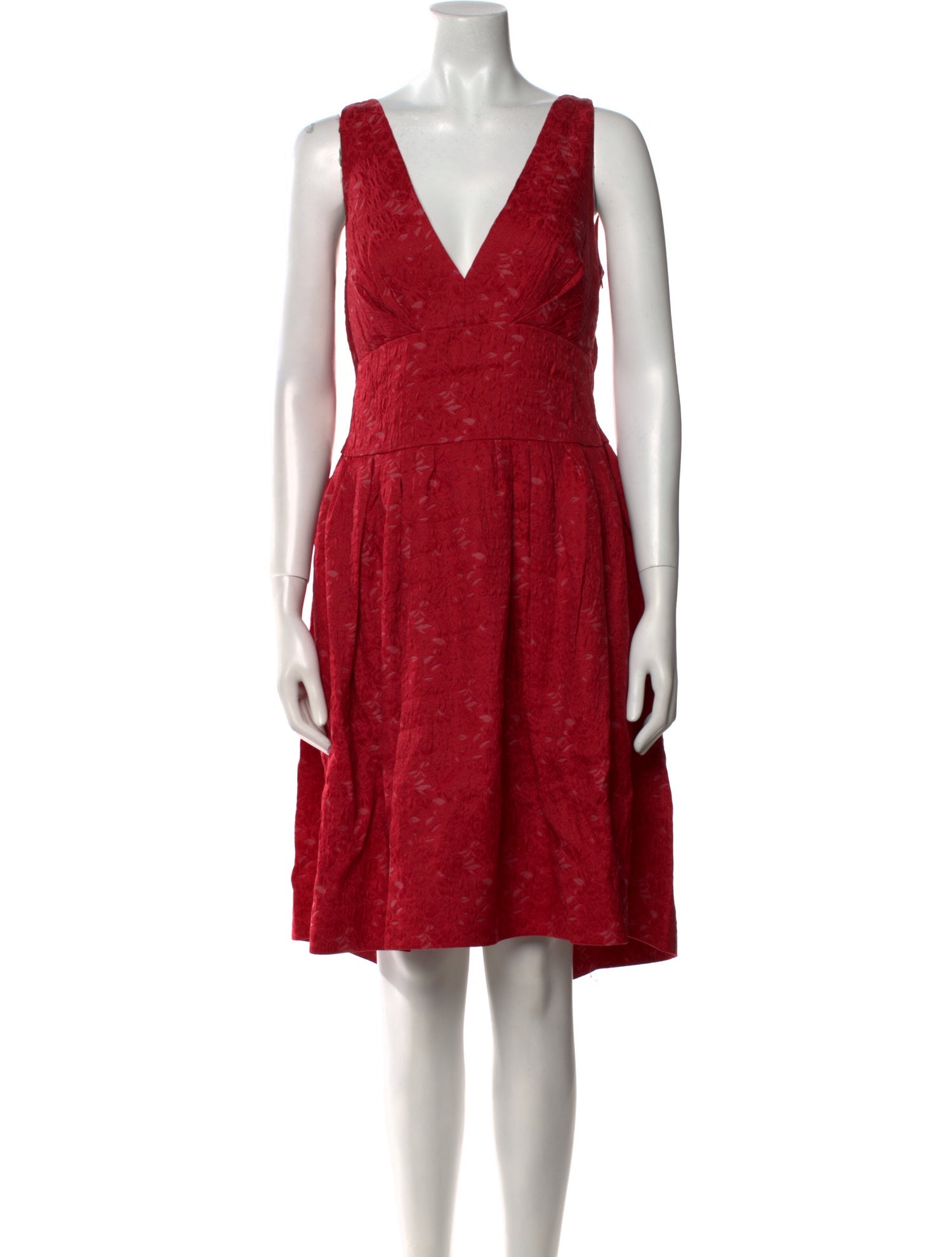 Moschino V-Neck Knee-Length Dress