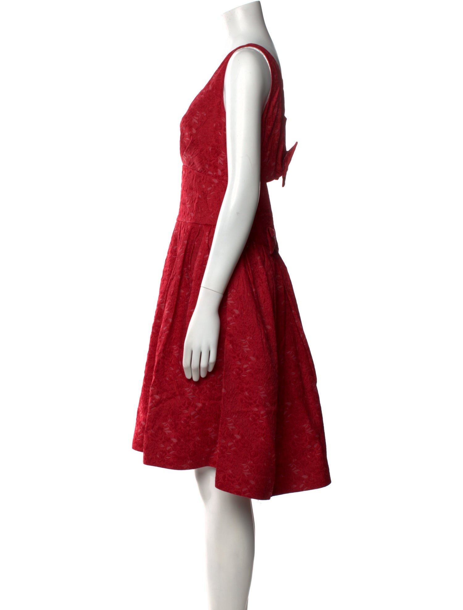 Moschino V-Neck Knee-Length Dress