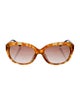Moschino Square Gradient Sunglasses