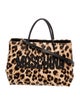 Moschino Ponyhair Top Handle Bag
