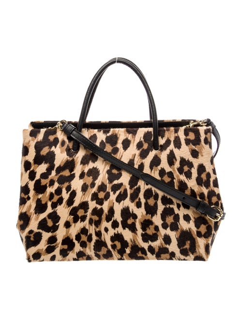 Moschino Ponyhair Top Handle Bag