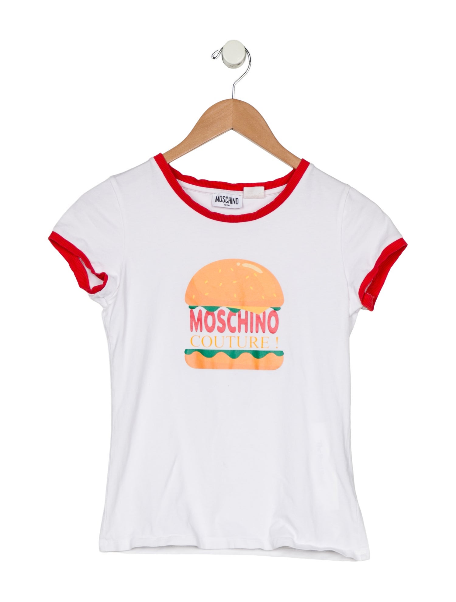 Moschino Girls' Graphic Short Sleeve tee