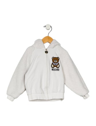 Moschino Long sleeve zip up hoodie