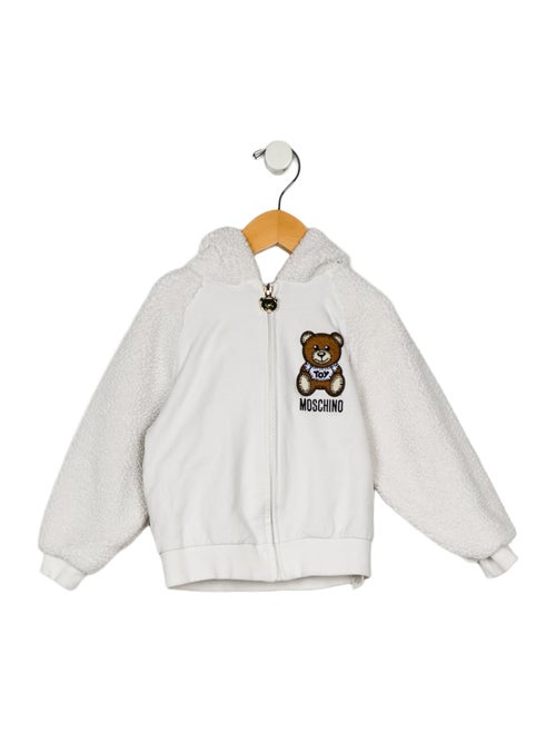 Moschino Long sleeve zip up hoodie