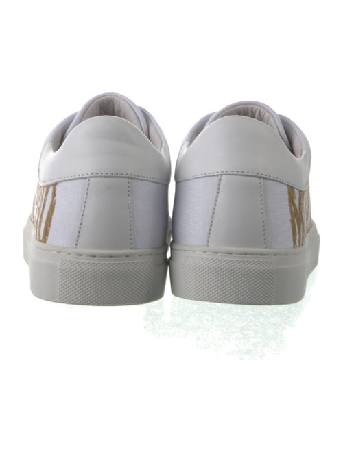 Moschino Canvas Graphic Print Sneakers