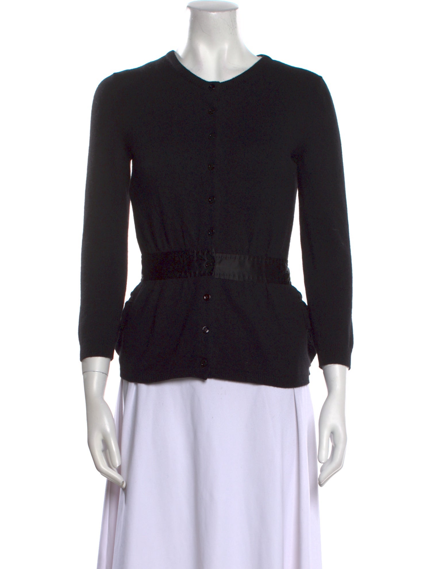 Moschino Virgin Wool Scoop Neck Sweater