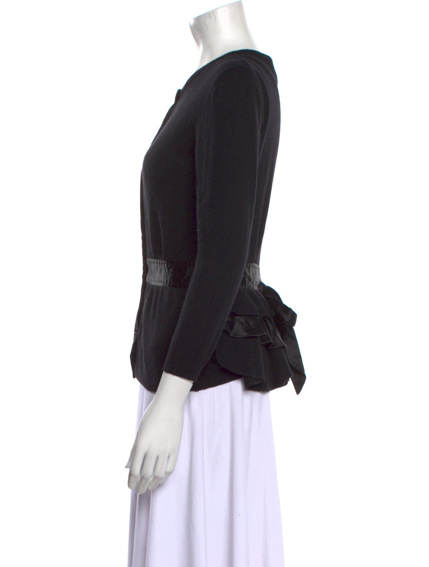 Moschino Virgin Wool Scoop Neck Sweater