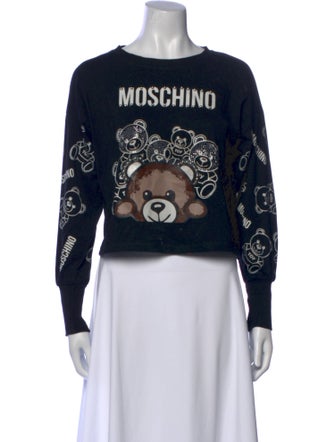 Moschino Graphic Print Crew Neck Sweatshirt