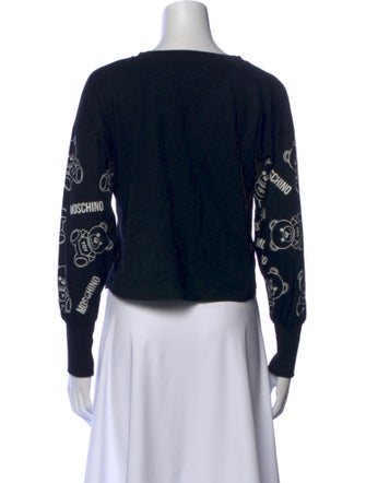 Moschino Graphic Print Crew Neck Sweatshirt