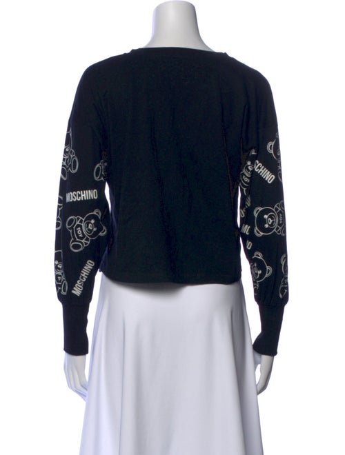 Moschino Graphic Print Crew Neck Sweatshirt