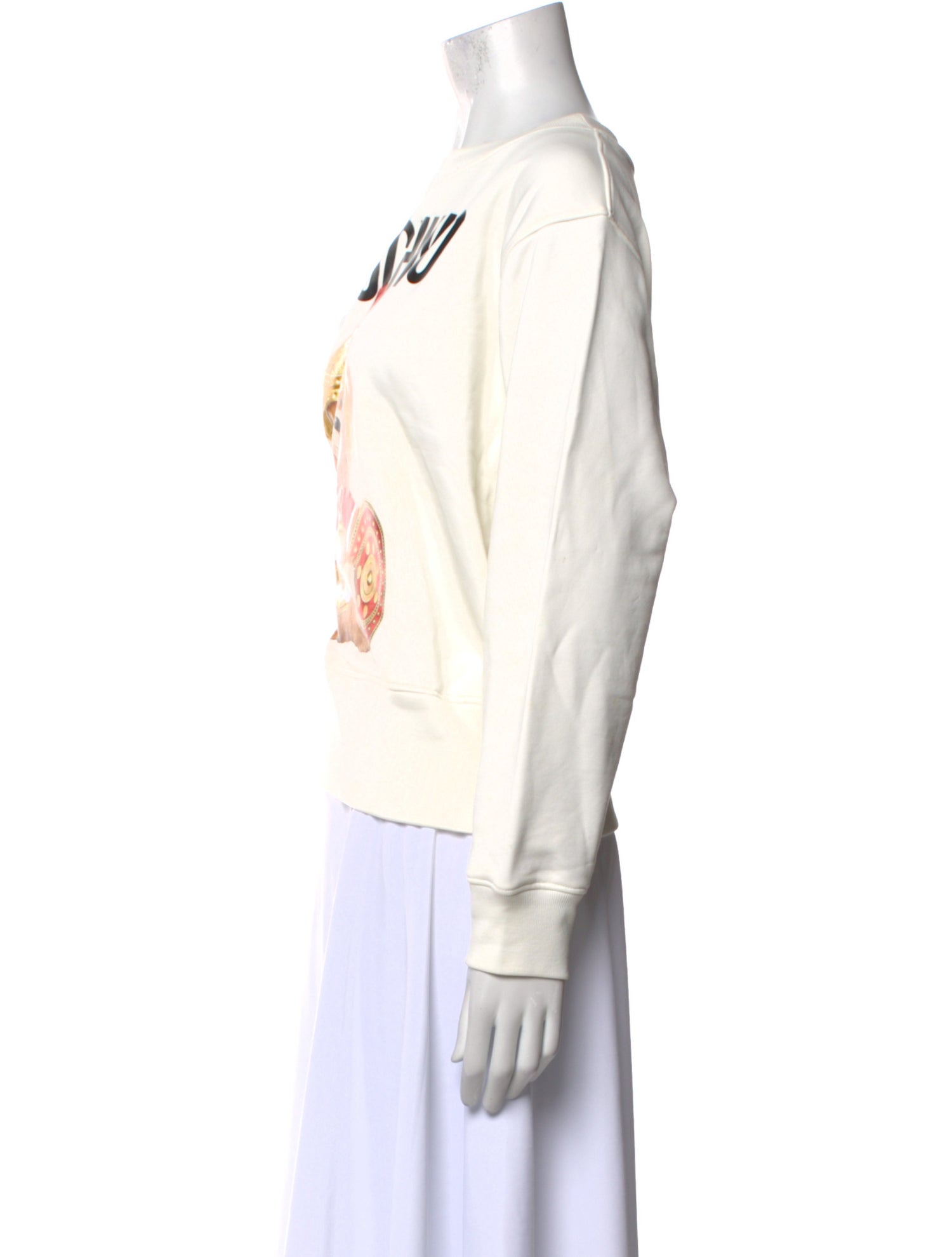 Moschino Graphic Print Crew Neck Sweater