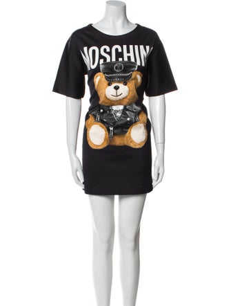 Moschino Graphic Print Mini Dress