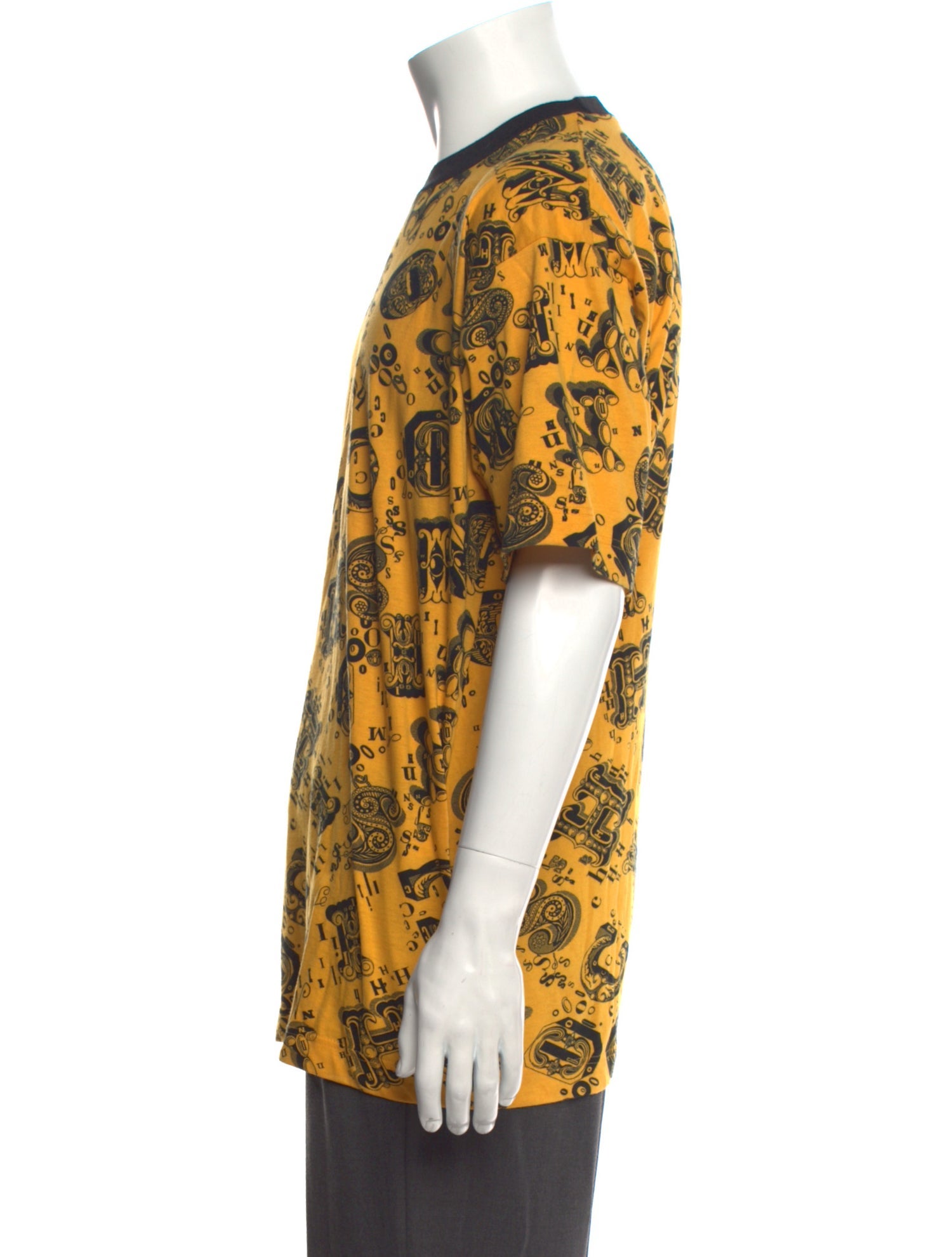 Moschino Printed Crew Neck Henley