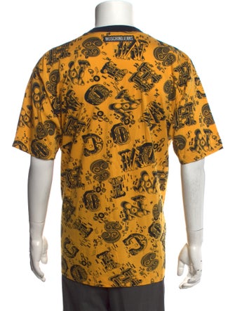 Moschino Printed Crew Neck Henley