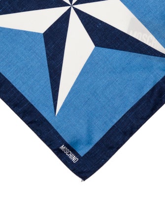 Moschino Silk Printed Bandana