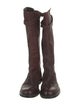 Moschino Leather Riding Boots