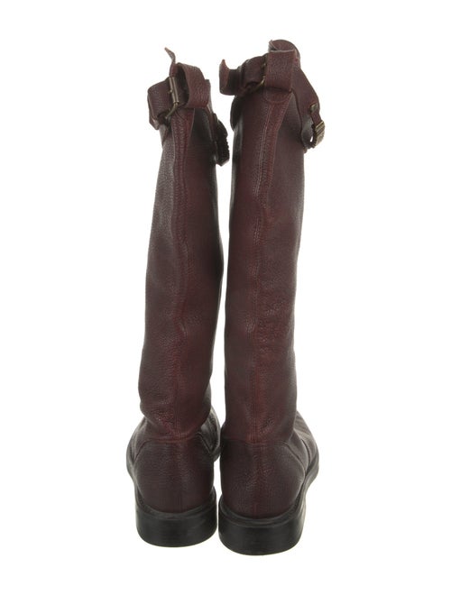 Moschino Leather Riding Boots